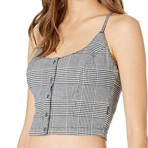 RVCA Women's James Tank Top - Women's Size L, Black / White Brand NEW